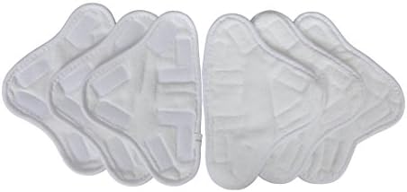 Tech Traders ® Set of 6 Microfibre Steam Mop Triangular Floor Washable Replacement Pads Compatible with H2O H20 X5 UK and many others