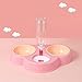 Laikoutd Dog Bowl Raised for Food Bowls with Detachable Stand 3 in 1 Pet Automatic Feeder with Water Fountain Multi Color Pet Automatic Feeder and Water