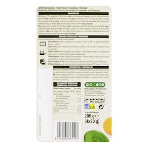 Mini hamburguesas vegetales Hacendado con espinacas y zanahoria Paquete 4 ud. (200 g) Pack 2