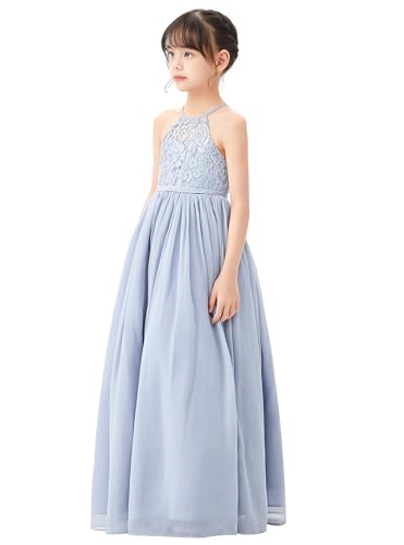 Lace Keyhole Back Flower Girl Dresses Wedding Reception Junior Pageants HLB4