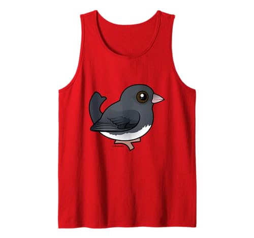 Cute Cartoon Dark-eyed Junco (Slate-colored) Birdorable Bird Tank Top