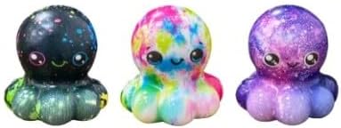 Squishy Octopus Sensory Toy Pack of 3