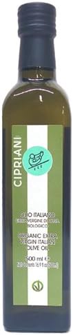 Cipriani Food Extra Virgin Olive Oil, Organic, 16.9 Ounce (Pack of 2)