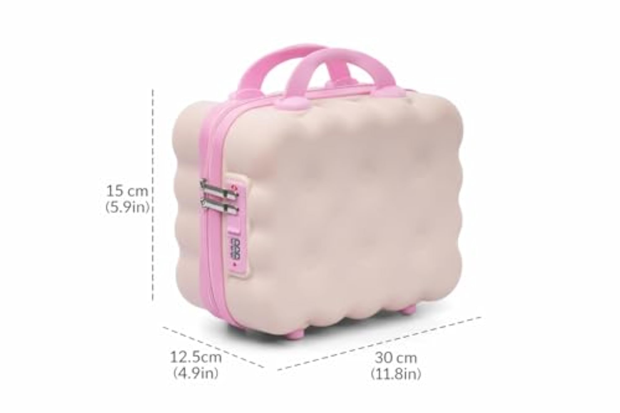 Cloud-Shaped Vanity Travel Case, Portable Makeup Organizer