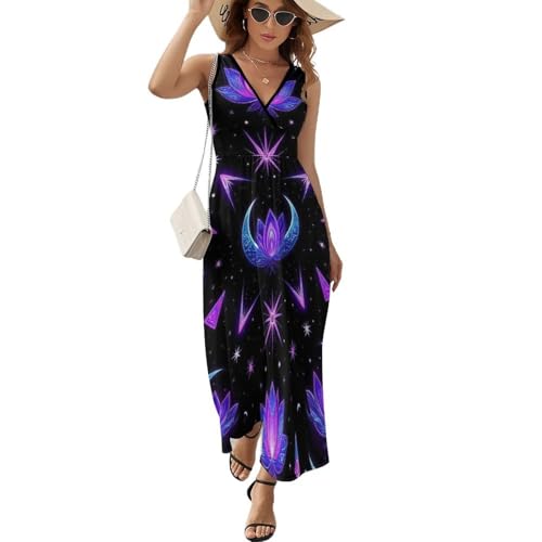 Casual Sleeveless Dress Summer Beach Vacation Dresses Soft Fashion Sundress
