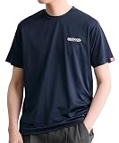 [ニッセン] Tシャツ・カットソー メンズ DRYメッシュ胸ロゴ刺しゅう半袖Tシャツ アウトドアプロダクツ 67ネイビー L
