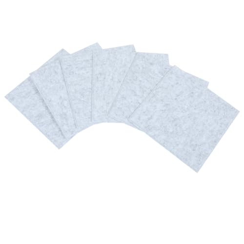 6 piezas de paneles acústicos aislantes para pared color gris claro CVUTOVO miniatura 1