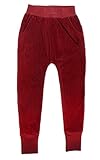 Leela Cotton Kinder Cordhose Bio-Baumwolle Hose Unisex 2072 (86-92, Bordeaux)