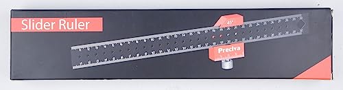 Carpenter Square Tool, Preciva Combination Set Squares 12 Inch/300mm, 45 90 degrees Stainstainless Steel Engineer Angle Ruler Slider Ruler Carpentry Measuring Tool for Woodworking, Marking 8 Carpenter Square Tool, Preciva Combination Set Squares 12 Inch/300mm, 45 90 degrees Stainstainless Steel Engineer Angle Ruler Slider Ruler Carpentry Measuring Tool for Woodworking, Marking - Image 8