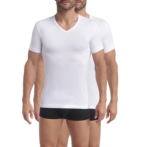 Vêtements Dim Ecodim T Shirt Col V X2 pour Accessoires - vue 3