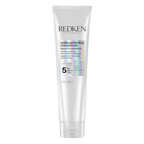 REDKEN - Soin Sans Rinçage Réparateur & Thermo-Protecteur pour Cheveux Abîmés à Très Abîmés - Transformation Capillaire Immédiate - Soin Bonding À L’Acide Citrique - Acidic Bonding Concentrate - 150ml