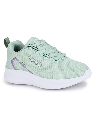 Image of SKITTER Women's Lightweight Sports Shoes Mesh Material Black Color Footwear (GN-236)