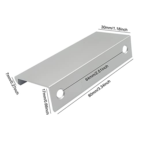 CHEERYMAGIC 2 Pack Back Mount Finger Edge Pull - Image 2