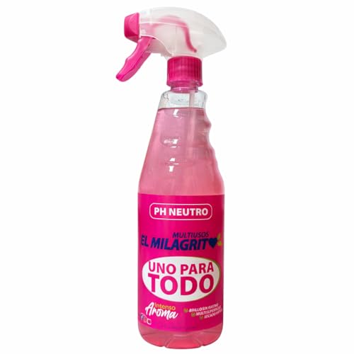 Limpiador Multiusos en Spray, pH Neutro, Aroma Intenso, 750ml, Pack de 12 Unidades