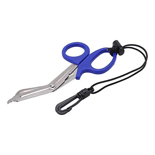 Pilipane Safety Sea Snips, Dive Shears, Emergency Scissors, Scuba Diving Scissors Stainless Steel Scuba Diver Shears with Lanyard and Buckle(??)