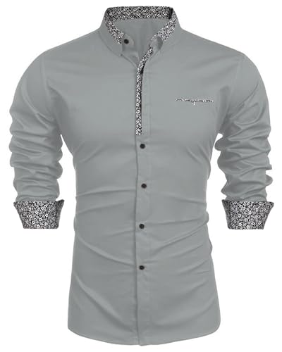 Image of Mens Shirt | Black Cotton Blend Casual | Regular Fit | Full Sleeve | Printed Spread Collar | Solid Plain Style | Summer Office Wear | Stylish Shirt for Men