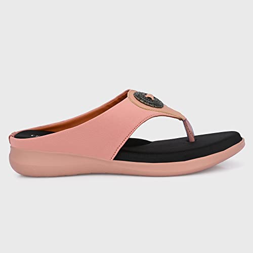 Image of Centrino Women Thong Sandals & Comfortable Ortho Care Sandal For Ladies | Fashion Wear Sandal & Chappal | Soft Cushioned for More comfort (2854)