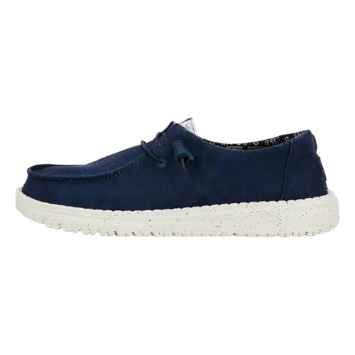 HEYDUDE - Wendy Canvas - Scarpe Donna Slip-On Sneakers - Mocassini, Navy, 41