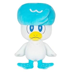Pokémon Quaxly Plush – 8-Inch Plush with Authentic Details