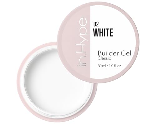 IN.HYPE Camouflage Builder Gel for Nail Extension/Strengthening (Extra White)
