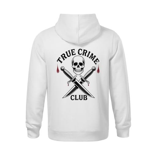 Kids True Crime Club Vintage Boys Girls Lightweight Kangaroo Pocket Fleece Hoodies3