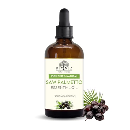 Devinez Saw Palmetto Oil for Hair Growth - 30ml | Serenoa Repens | Natural Hair Growth | 100% Pure & Natural | For Diffusers, Haircare, Skincare | Therapeutic Grade Oils in Amber Glass Bottle