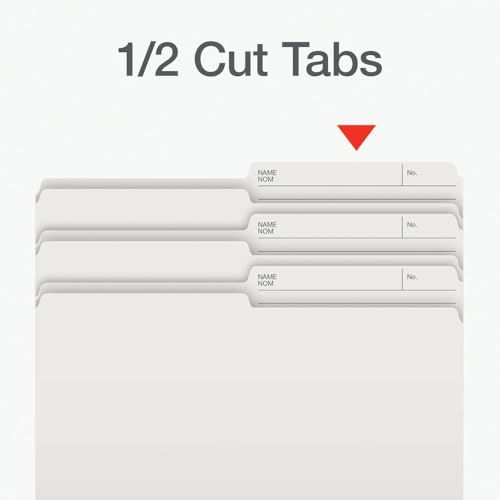 Pendaflex File Folders - Ivory/White Colour File Organizers, 1/2 Cut Tab, Legal Size, Durable Paper Stock, 100/Box, Ideal for Office, Home, and School Organization image 6