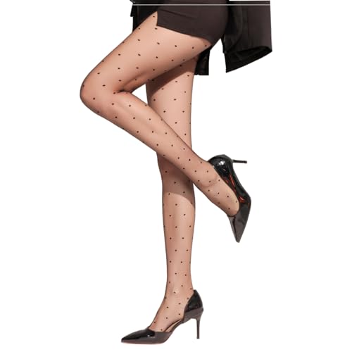 Polka Dot Tights For Women - Sheer Polka Dot Tights, Cute & Sexy Stockings for Everyday Wear, Parties & Special Occasions.