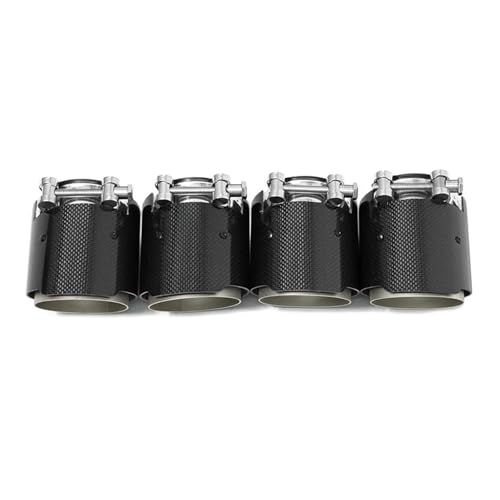 Kit de 4 silencieux d'échappement carbone pour vos sorties de week-end