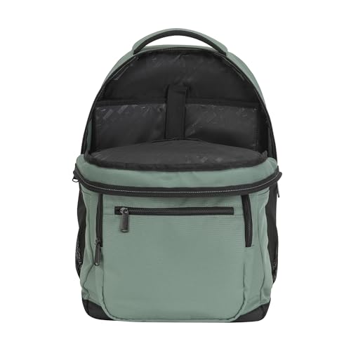 Image of PUMA Prose Backpack with Padded Adjustable Straps, Laptop Sleeve & Water Bottle Pockets, Green Moon, One Size
