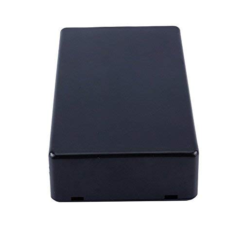 100x60x25mm Black Plastic Cover Project Electronic Enclosure Instrument Case DIY Power Junction Box, 5Pcs