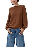 s.Oliver Damen 2121137 Pullover, Braun, 40 EU