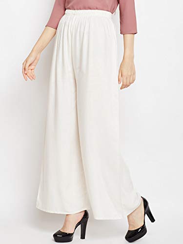 Image of Go Gazab - Stylish Combo Women's Palazzo Pants: Trendy Rayon Casual Wear for Fashion-Forward Ladies