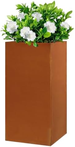 Corten Steel Metallic Heavy Planter for Outdoor Plants