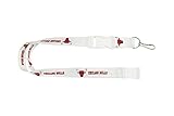 Chicago Bulls Clip Lanyard Keychain Id Holder - Black