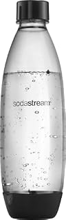 SodaStream Fuse 1L Reusable Sparkling Water Bottle, Multi-Purpose, UV Resistant, Dishwasher Safe, BPA Free, Black