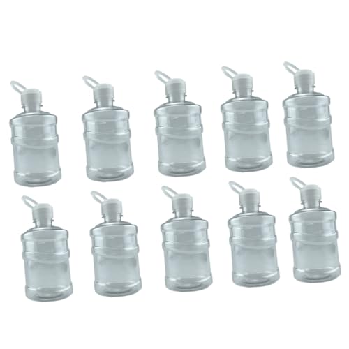 CIYODO Elegant Mini Bucket Bottle Juice Bottles Handle Food Grade Pet Cold Storage