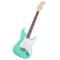 One Squier Debut Series Stratocaster electric guitar – a perfect beginner guitar for both kids and adults. The Squier Debut Series Strat features three single-coil pickups with 5-way switching that offers a wide range of classic Strat tones, and the ...
