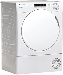Candy CSEC9DF80 9Kg Freestanding Condenser Tumble Dryer, Sensor Dry, Smart enabled, 14 Progammes, White