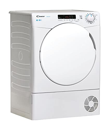 Candy CSEC9DF80 9Kg Freestanding Condenser Tumble Dryer, Sensor Dry, Smart enabled, 14 Progammes, White, 9 Kg