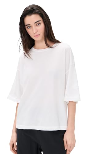 Free People Women's Perfect Oversized Tee, Ivory, XS at Amazon