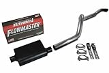 Truck Exhaust Kits 2.5' Aluminized Single Exhaust Kit with Flowmaster 40 Series Muffler Fits Cherokee XJ 4.0L 84-01