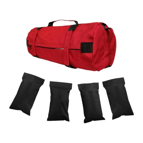 Fymlok Saco De Arena para Peso Saco de Arena con Peso Ajustable, vacío, for Entrenamiento intensivo Levantamiento Pesas, for Correr, Yoga y Potencia