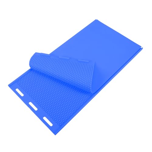 Moule en silicone pour feuille de cire d'abeille bleu flexible - 2