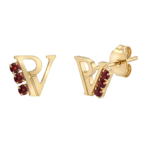 Boucles d'oreilles femme acier inoxydable plaqué or zircone Paul Valentine
