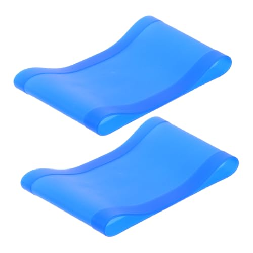 OHPHCALL Silicone Shin Guard for Sports Shin Guard Silicone Band Support Brace Reusable for Soccer Basketball Running