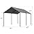 RUIJOROO Outdoor Carport 10x20 Ft Heavy Duty Carport Roof Portable Garage Party Tent Waterproof and UV Resistant with Reinforced Structure for Trucks RV's and Off-Road Vehicles