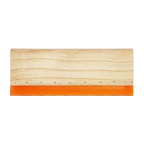 Worown 13.7 Inch Screen Printing Squeegee 75 Durometer Wooden Scraper for Screen Printing