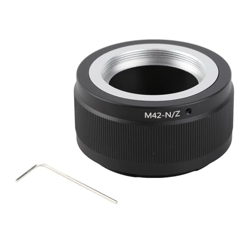 M42 to Z Mount Full Frame Camera Lens Adapter Ring for Z6 Z7 Z50 Aluminum Alloy Manual Focusing