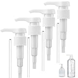 TJYAEKLTD 4 Stück Dosierpumpe 1L Sirup für Best Body Nutrition, Sirupspender Wiederverwendbar, Pumpaufsatz Shampoo Pumpspender Pumpkopf für 28/410 Gewindebehälter Flasche